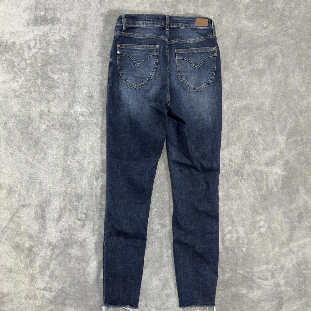 Judy Blue Skinny Jeans 7/28 High Rise Dark Wash Stretch Style JB88527 - Picture 4 of 9